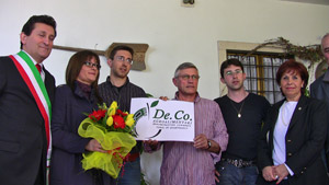Consegna riconoscimento De.Co.